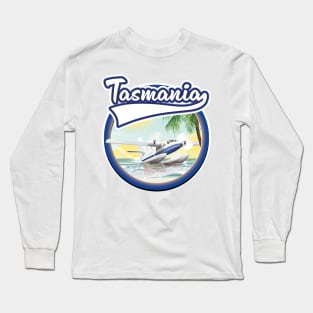 Tasmania travel logo Long Sleeve T-Shirt